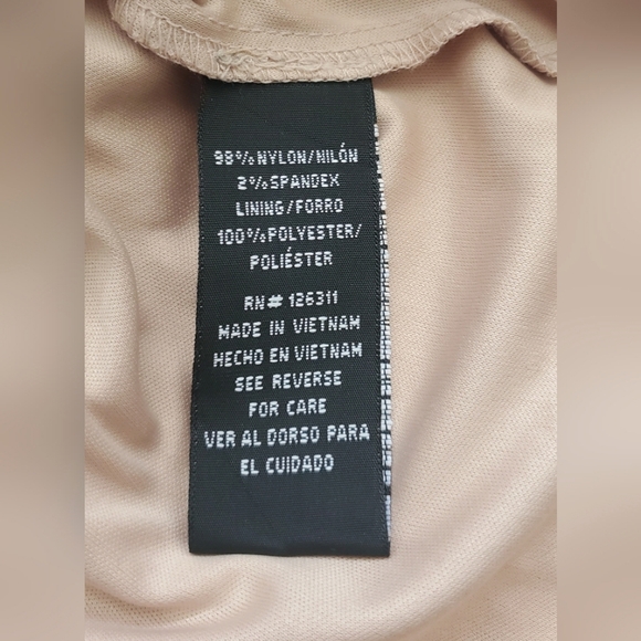 Ronni Nicole Lace Keyhole Sleeveless Sheath Dress Ivory White Summer Size 12 - Picture 11 of 12